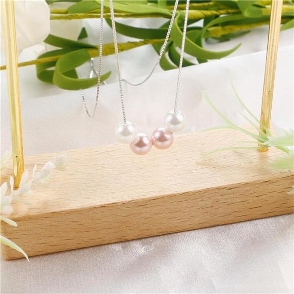 40th Birthday Gifts Women 925 Sterling Silver Necklace Pearls Necklace
